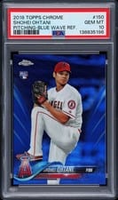 2018 Topps Chrome Shohei Ohtani #150 card