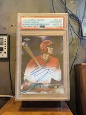 2018 Topps Chrome Rookie Autograph Shohei Ohtani Purple Refractor #RA-SO card