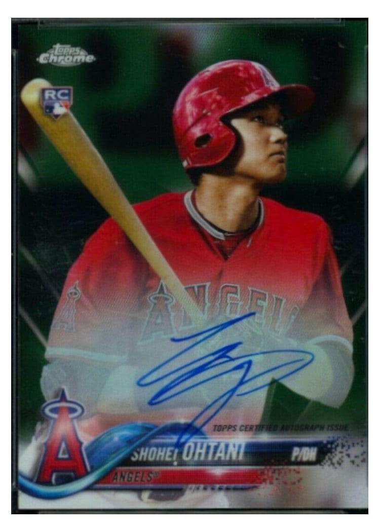 2018 Topps Chrome Rookie Autograph Shohei Ohtani #RA-SO card