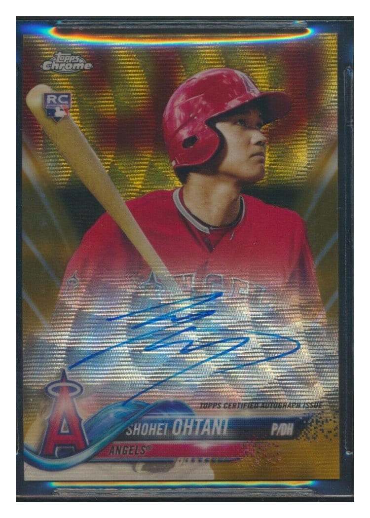 2018 Topps Chrome Rookie Autograph Shohei Ohtani #RA-SO card