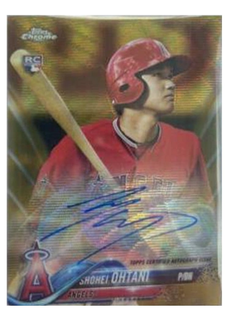 2018 Topps Chrome Rookie Autograph Shohei Ohtani #RA-SO card