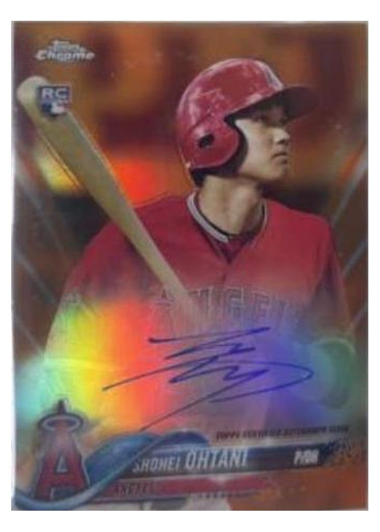 2018 Topps Chrome Rookie Autograph Shohei Ohtani #RA-SO card