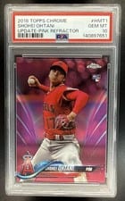 2018 Topps Chrome Update Shohei Ohtani #HMT1 card