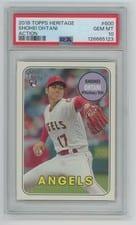 2018 Topps Heritage Shohei Ohtani #600 card