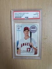2018 Topps Heritage Shohei Ohtani #600 card