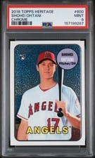 2018 Topps Heritage Shohei Ohtani #THC-600 card