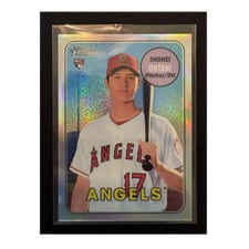 2018 Topps Heritage Shohei Ohtani Chrome Refractor #THC-600 card