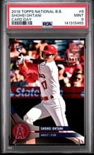 2018 Topps National Baseball Card Day Shohei Ohtani #8 card