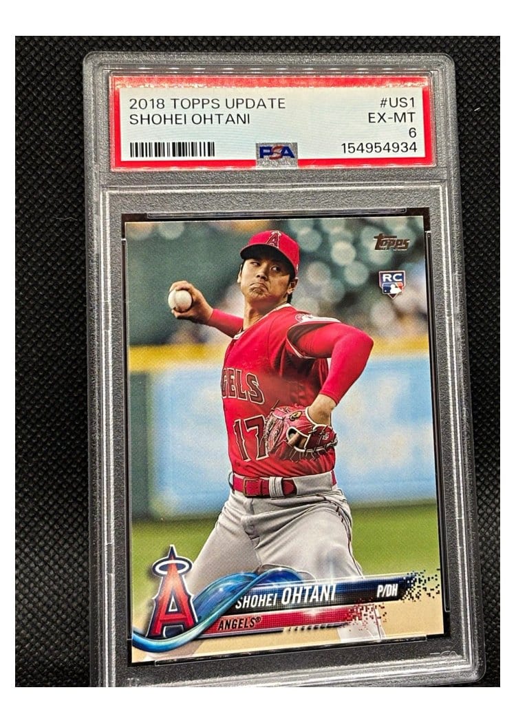 2018 Topps Update Base Set Shohei Ohtani #US1 card
