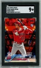 2018 Topps Update Shohei Ohtani #US285 card