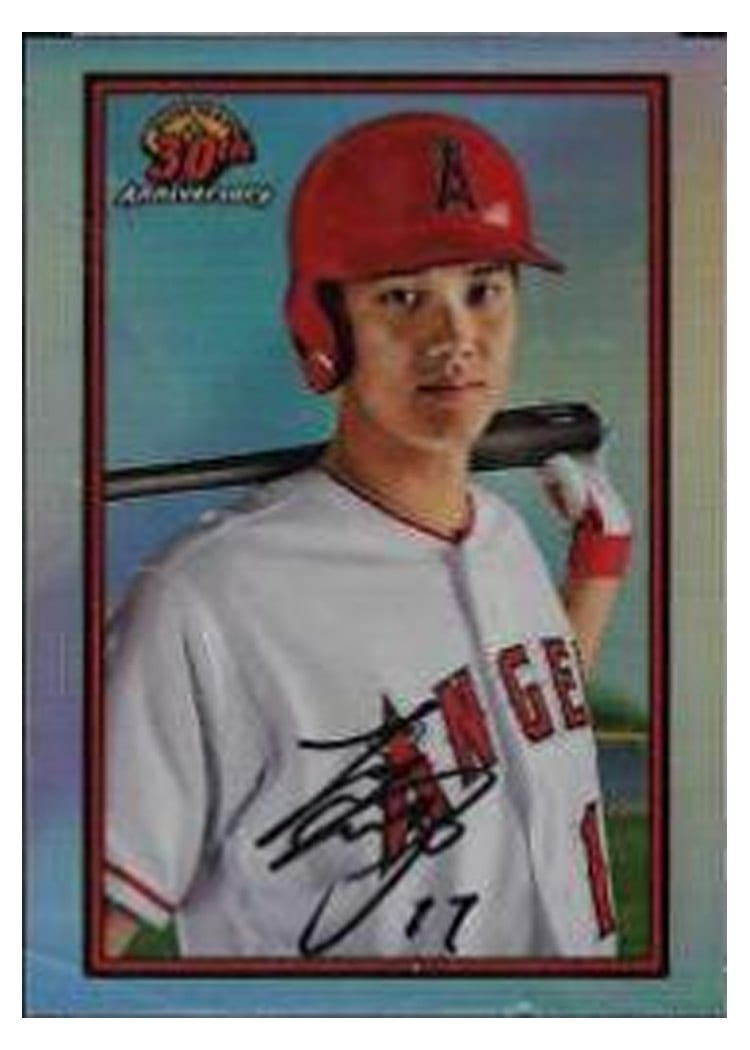 2019 Bowman 30th Anniversary Shohei Ohtani #B30-SO card