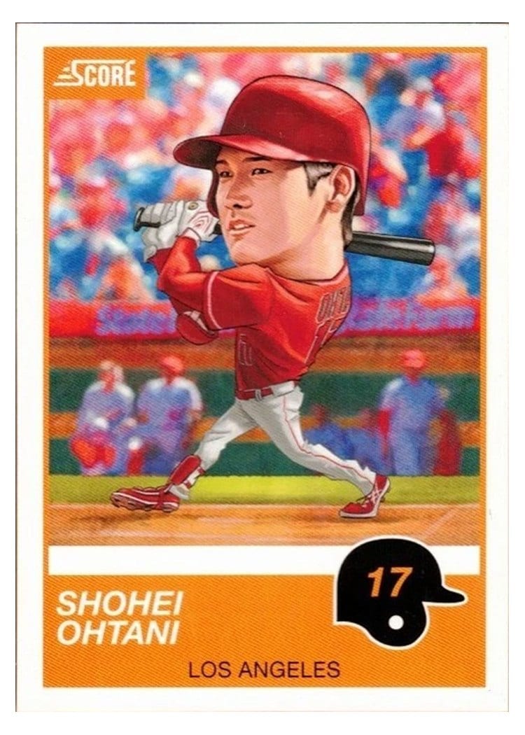 2019 Panini Chronicles Score Shohei Ohtani #20 card