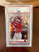 2019 Topps Chrome Shohei Ohtani #1 card