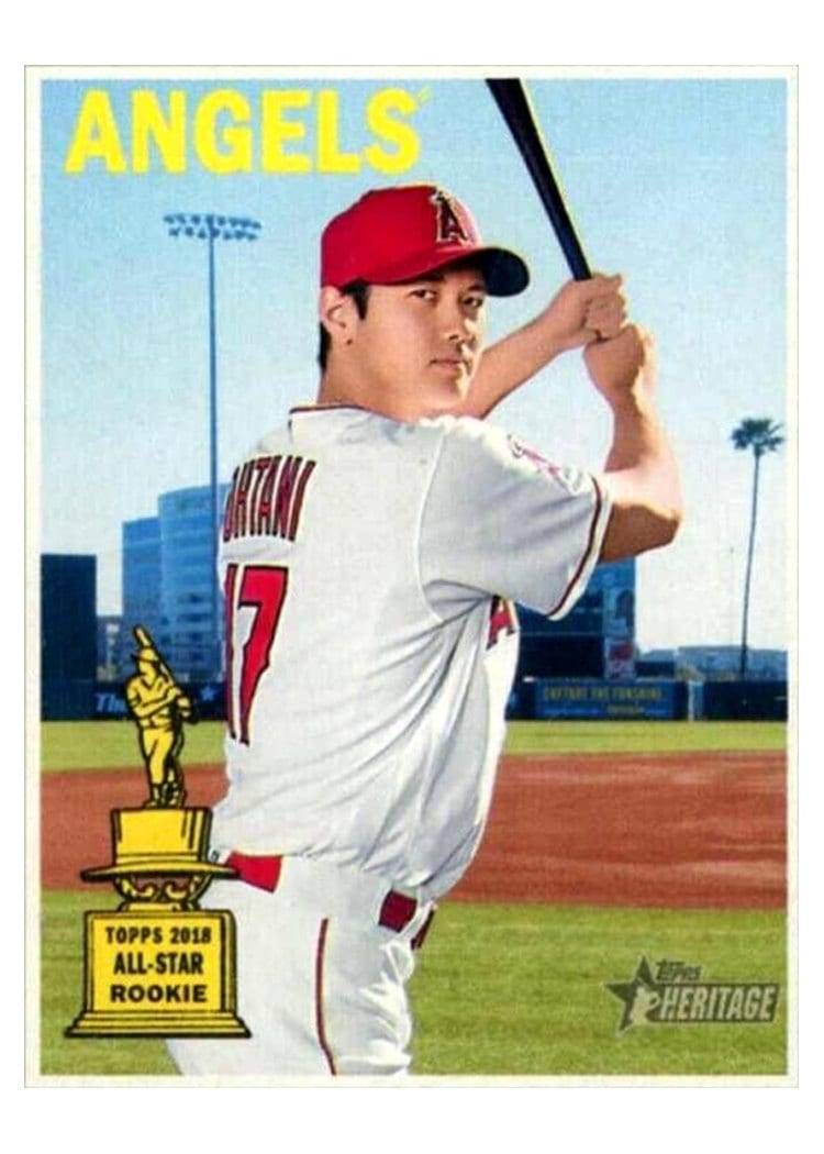 2019 Topps Heritage Base Set Shohei Ohtani #430 card