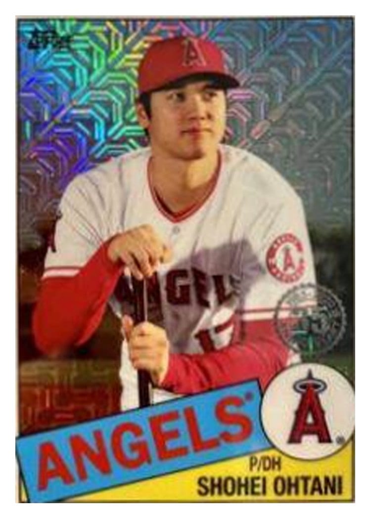 2020 Topps Chrome Silver Pack 1985 Shohei Ohtani #85C-2 card