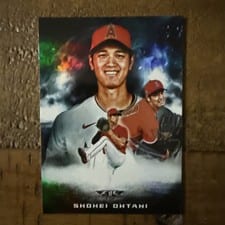 2020 Topps Fire Smoke and Mirrors Shohei Ohtani #SM-16 card