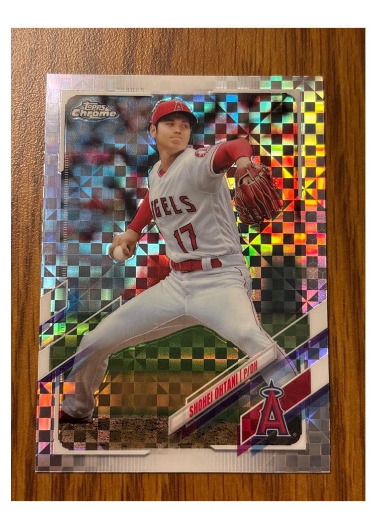 2021 Topps Chrome Shohei Ohtani #159 card