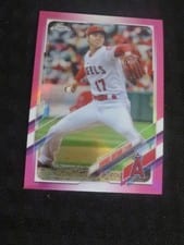 2021 Topps Chrome Shohei Ohtani #159 card