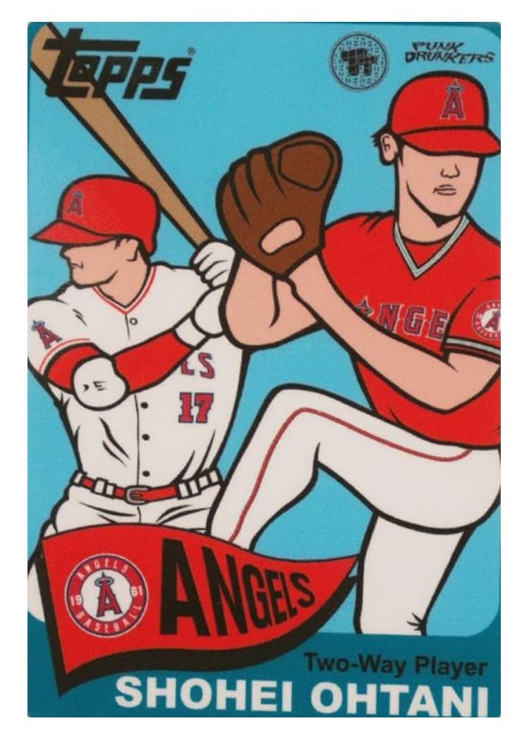 2021 Topps Project70 Base Set Shohei Ohtani #244 card