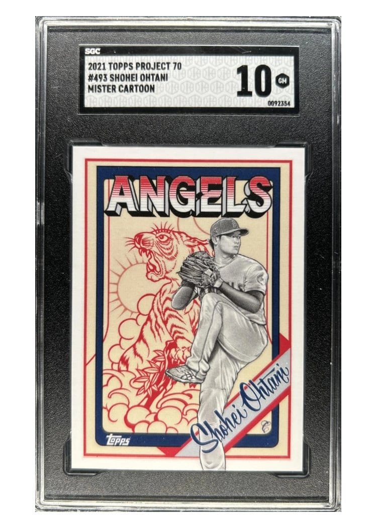 2021 Topps Project70 Base Set Shohei Ohtani #493 card