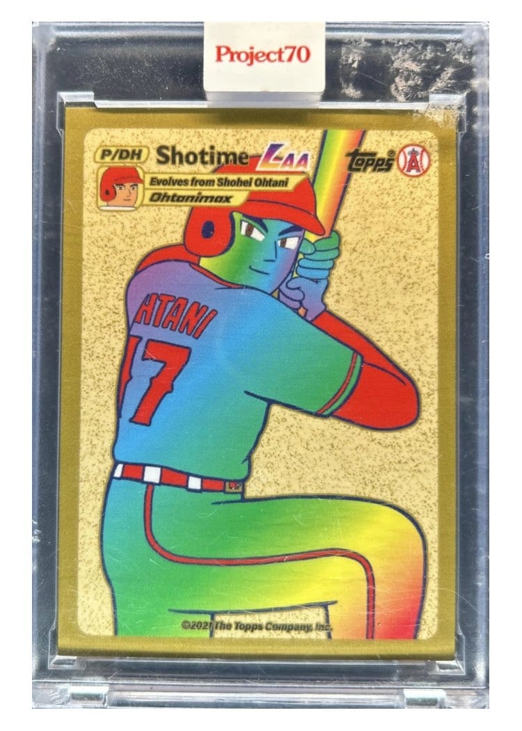 2021 Topps Project70 Base Set Shohei Ohtani #547 card