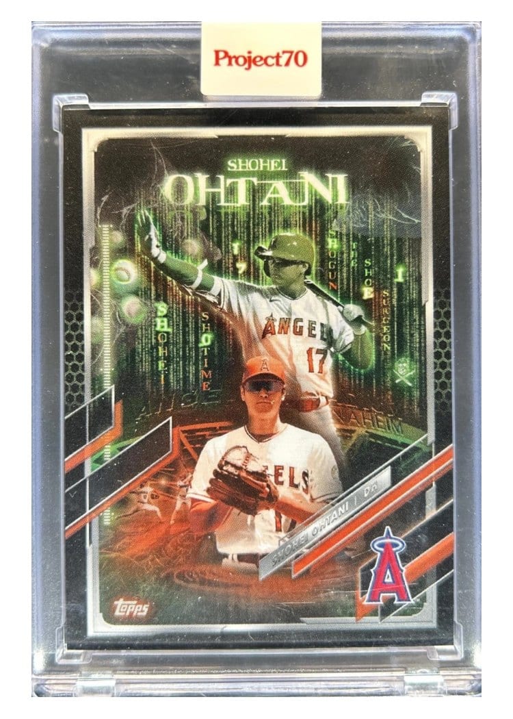 2021 Topps Project70 Base Set Shohei Ohtani #550 card
