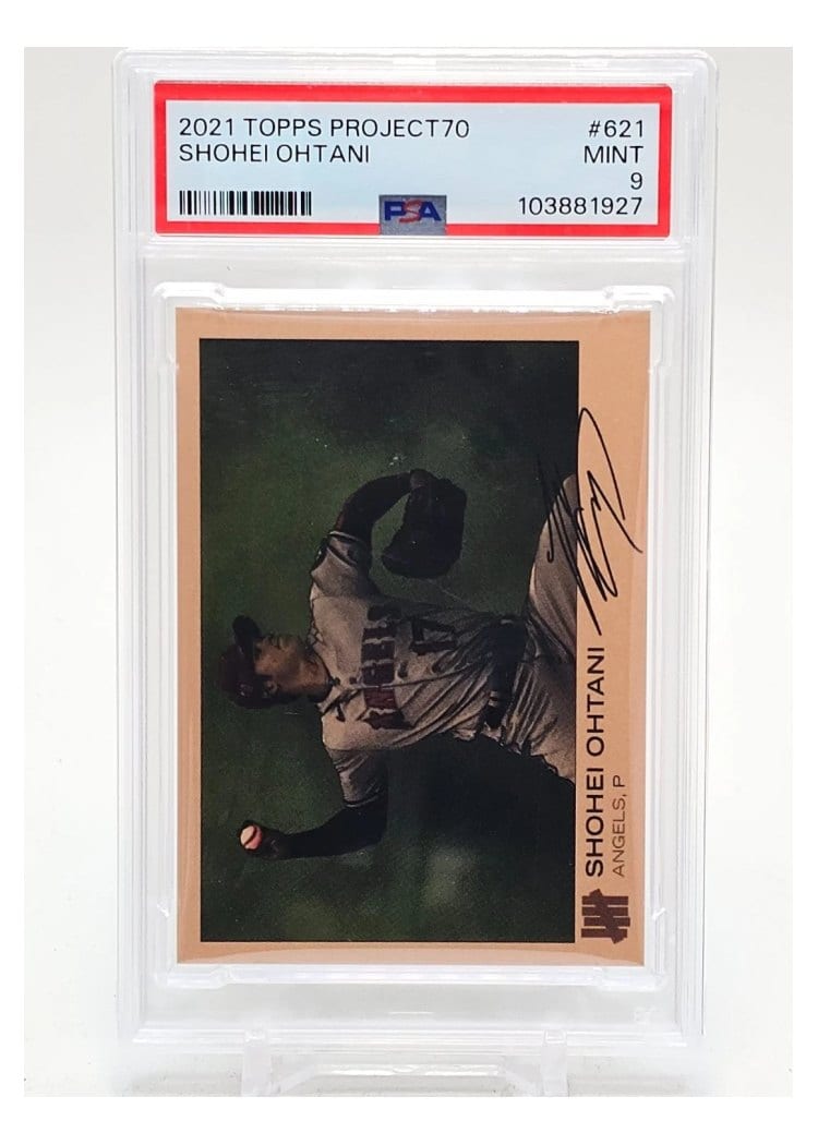2021 Topps Project70 Base Set Shohei Ohtani #621 card