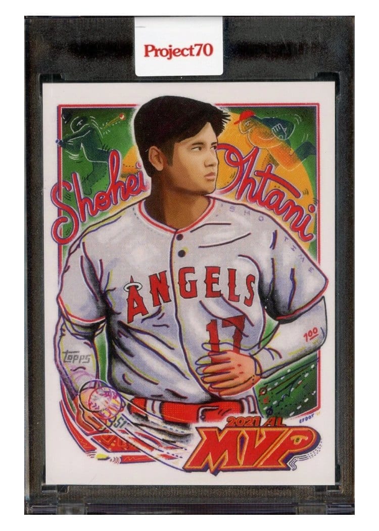 2021 Topps Project70 Base Set Shohei Ohtani #722 card