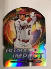 2022 Bowman's Best Global Impact Die-Cuts Shohei Ohtani #GI-1 card