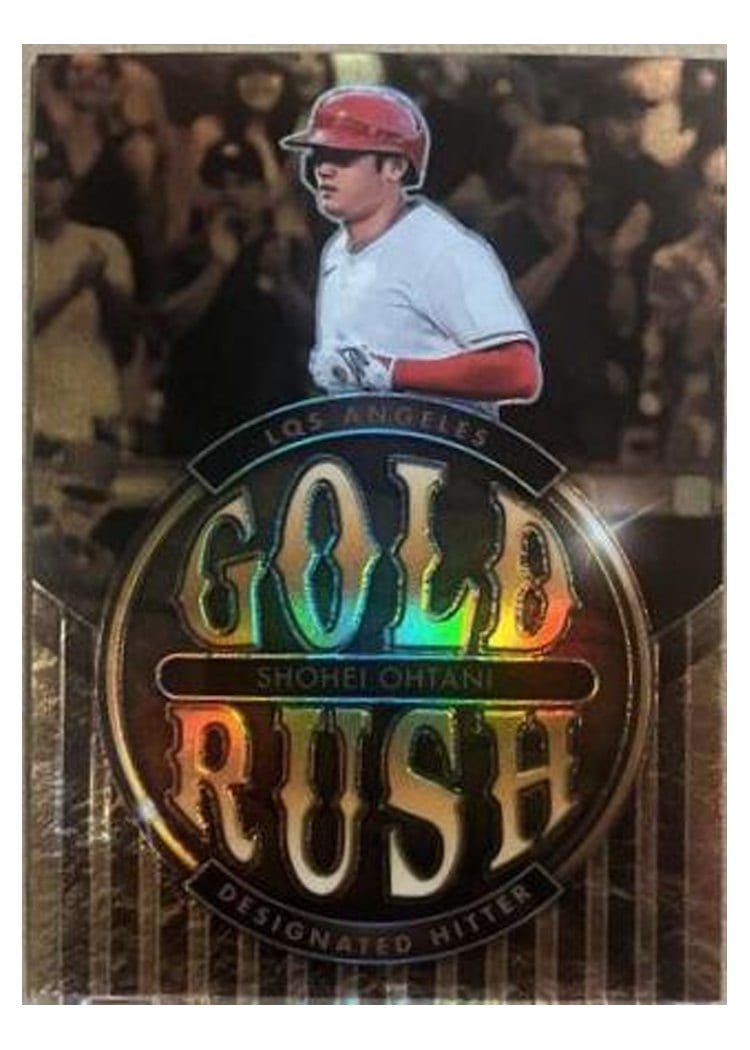 2022 Panini Chronicles Contenders Optic Gold Rush Shohei Ohtani #GR5 card