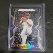 2022 Panini Chronicles Obsidian Shohei Ohtani #28 card