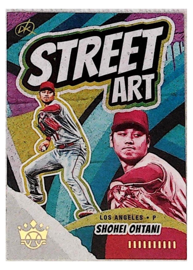 2022 Panini Diamond Kings Street Art Shohei Ohtani #SA-11 card