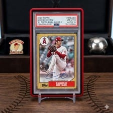 2022 Topps 1987 Topps Baseball Autographs Shohei Ohtani #87BA-SO card