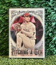 Shohei Ohtani 2022 Topps Allen & Ginter Pitching a Gem card