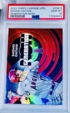 2022 Topps Chrome Update Generation Now Autographs Shohei Ohtani #GNC-5 card