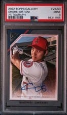 2022 Topps Gallery Veteran Autographs Shohei Ohtani #VA-SO card