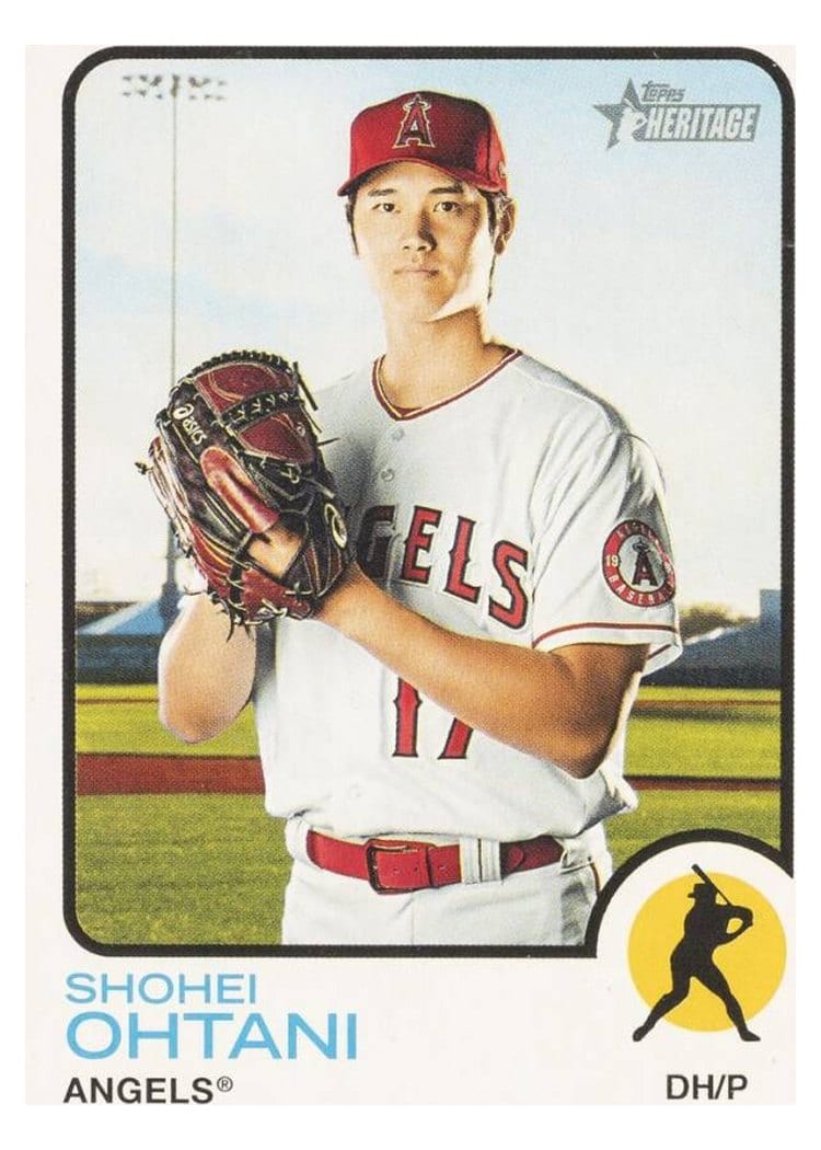 2022 Topps Heritage Base Set Shohei Ohtani #150 card