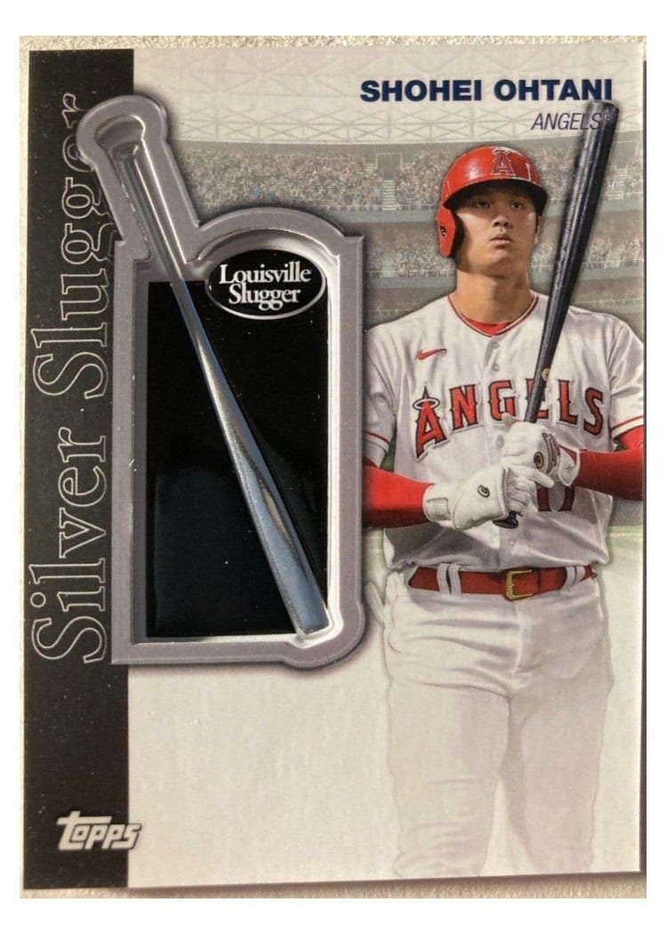 2022 Topps Silver Slugger Award Patches Shohei Ohtani #SSA-SO card