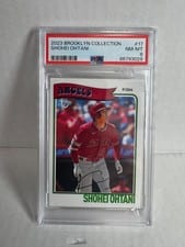 2023 Topps Brooklyn Collection Base Set Shohei Ohtani #17 card