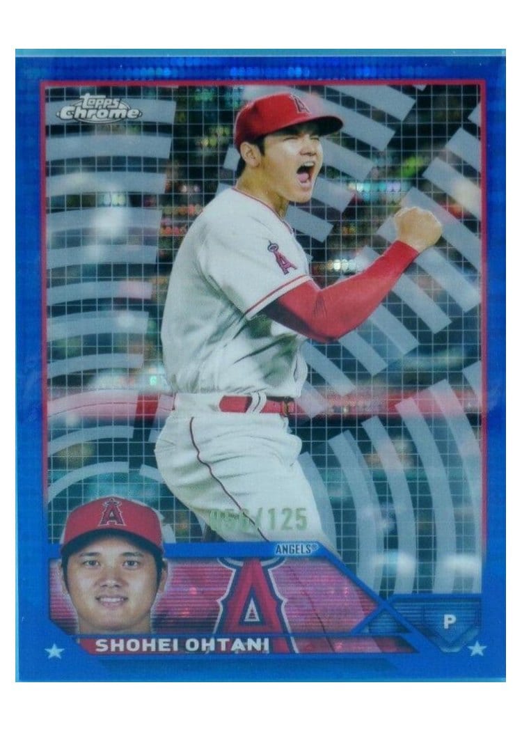 2023 Topps Chrome Shohei Ohtani #17 card