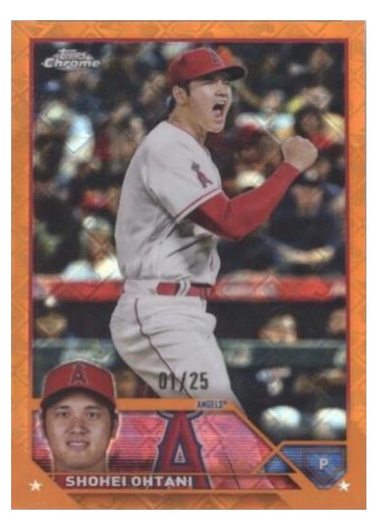 2023 Topps Chrome Shohei Ohtani #17 card