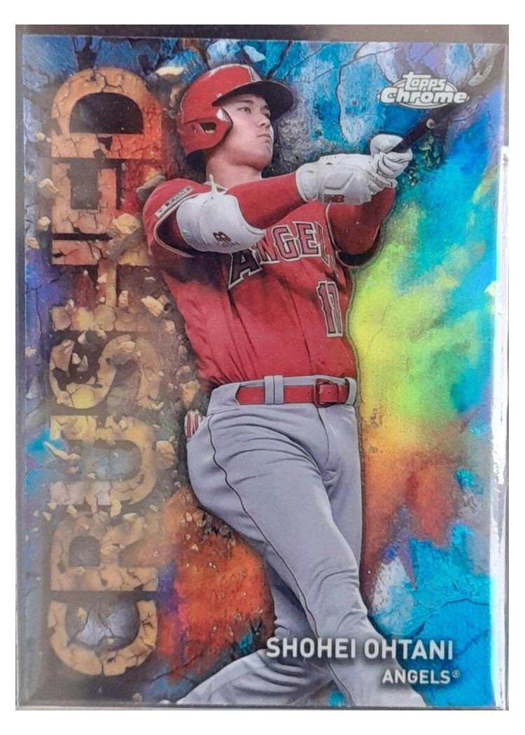 2023 Topps Chrome Update Crushed Shohei Ohtani #C-15 card