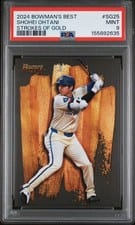 2024 Bowman's Best Strokes of Gold Shohei Ohtani #SG-25 card