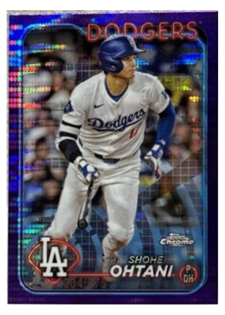 2024 Topps Chrome Shohei Ohtani #1 card