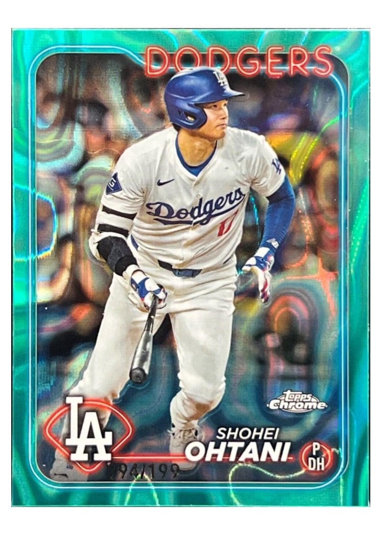 2024 Topps Chrome Shohei Ohtani #1 card