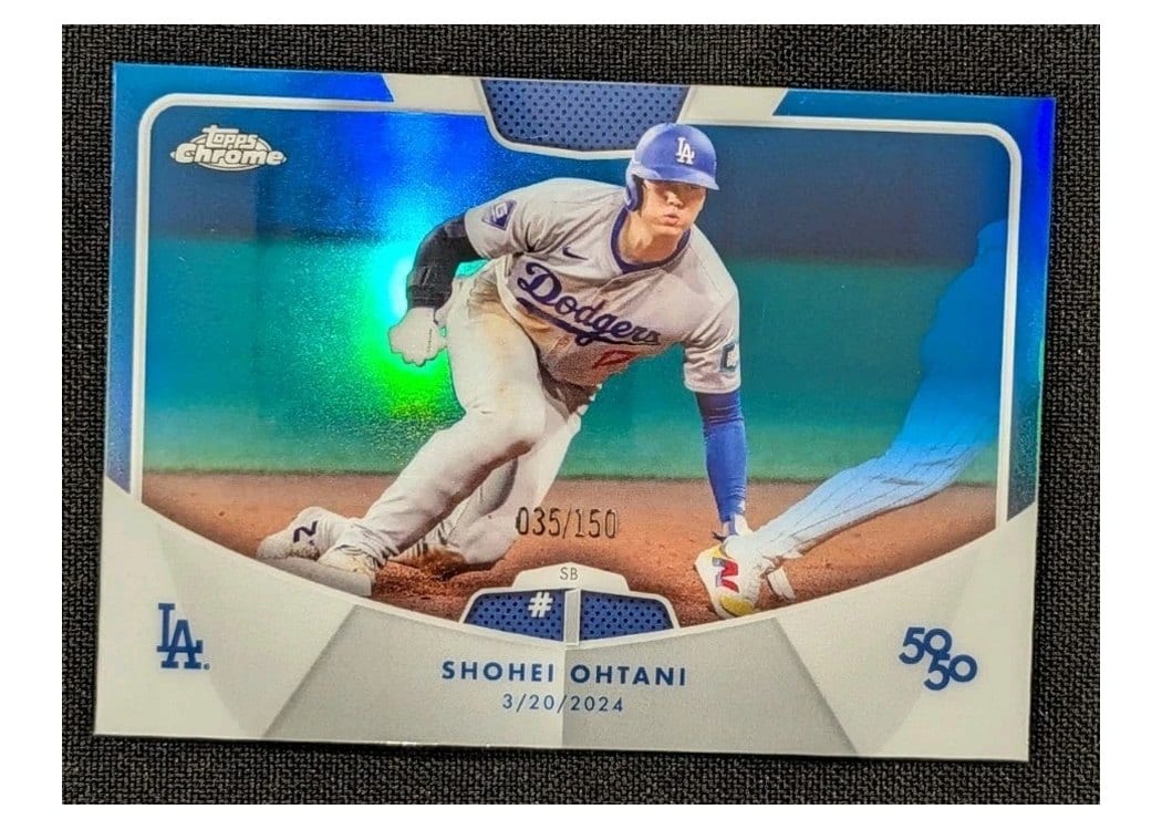 2024 Topps Chrome Shohei Ohtani #1 card