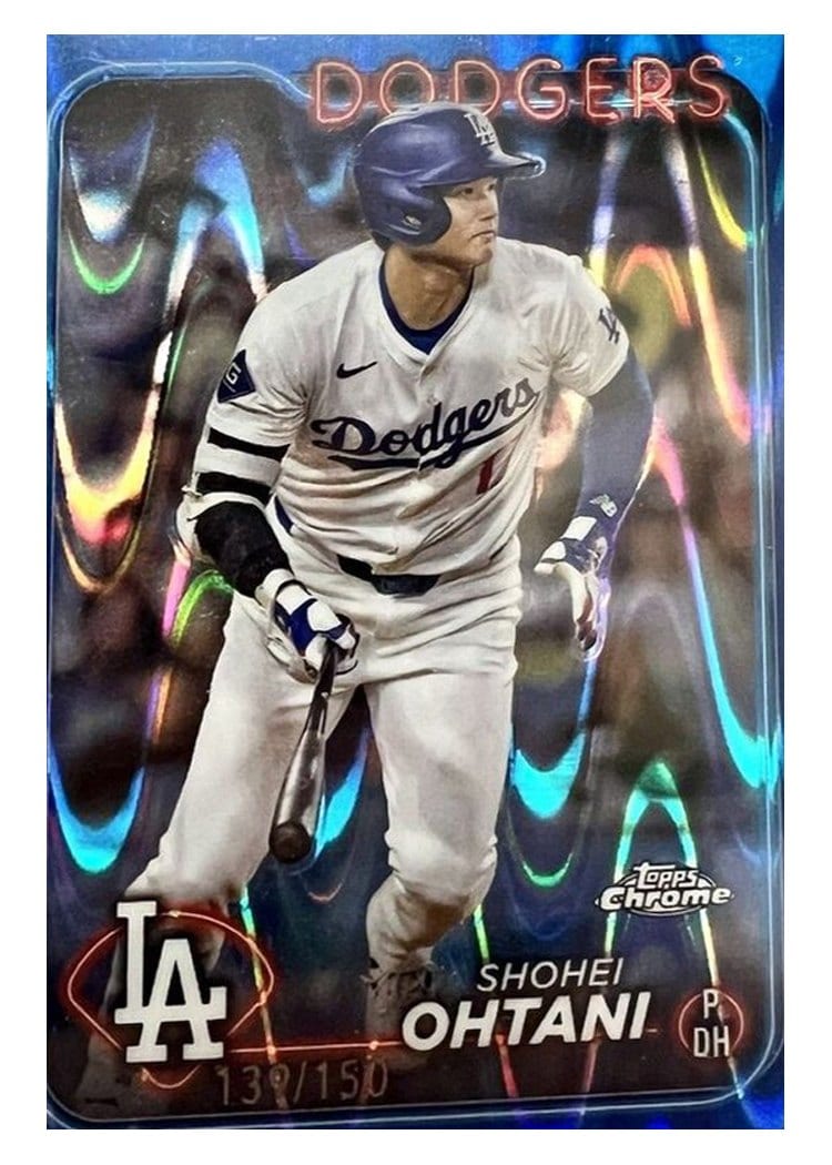 2024 Topps Chrome Shohei Ohtani #1 card