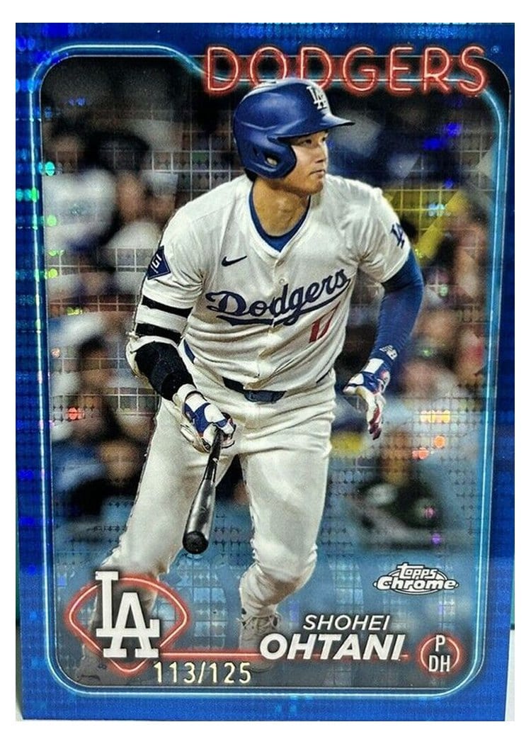2024 Topps Chrome Shohei Ohtani #1 card