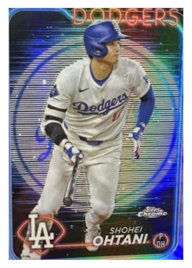 2024 Topps Chrome Shohei Ohtani Lightboard Logo #1 card