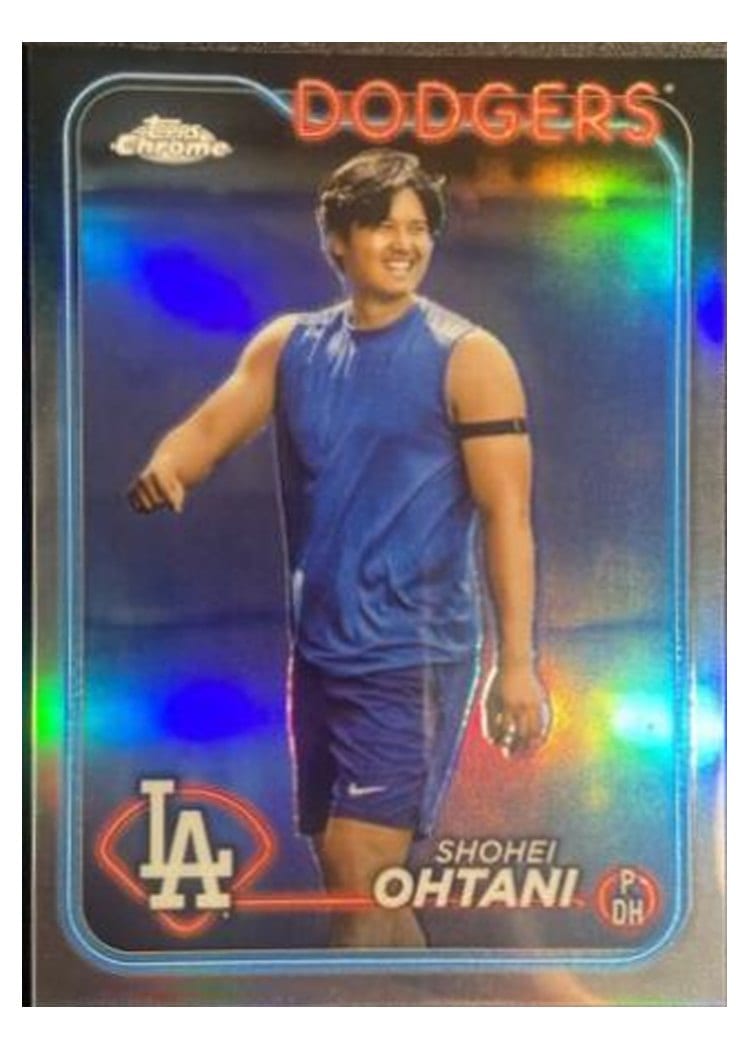 2024 Topps Chrome Shohei Ohtani #1 card